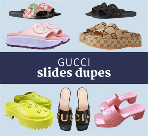 replica gucci sliders|gucci platform slides dupe.